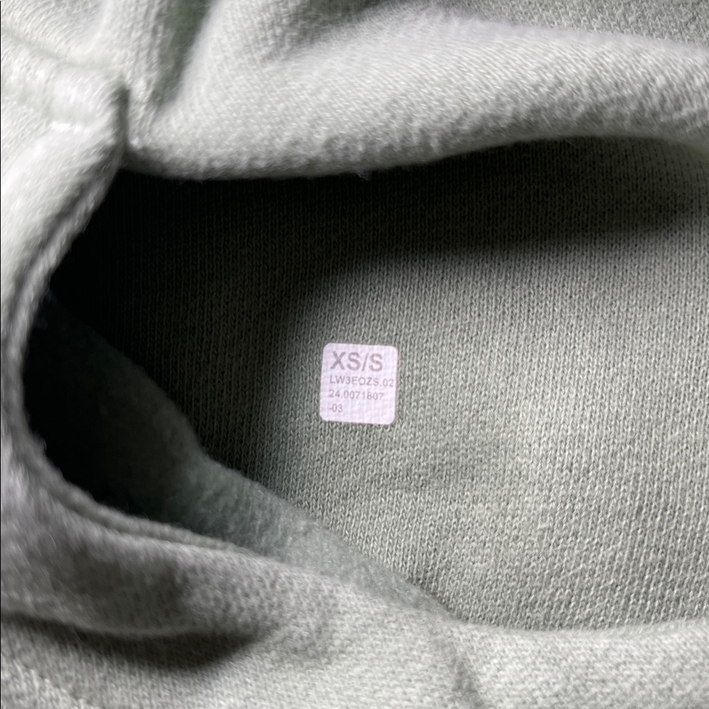 Lululemon Scuba Oversized Full-Zip Hoodie Palm Court/Gold Size XS/S - Picture 9 of 9